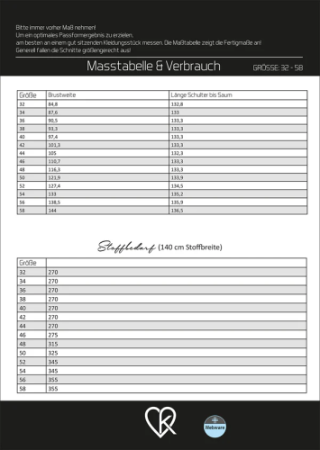 Papierschnittmuster - Shanna - langes A-Linien Kleid - Damen - Kibadoo