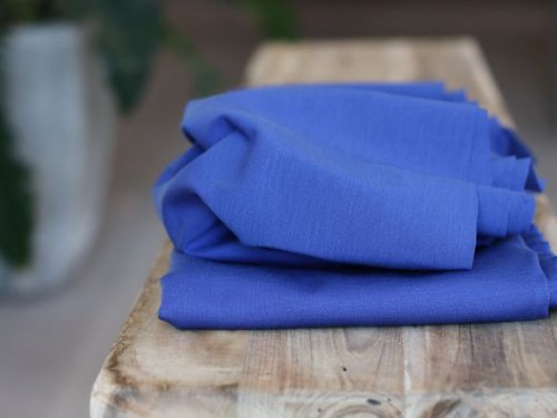 RESTSTÜCK 70cm !!! - Plain Ponte Knit mit TENCEL™ - lapis - meetMilk