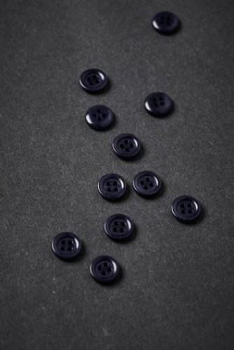 Knopf Corozo - Frame - 11 mm - blueberry - meetMilk