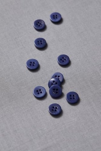 Knopf Corozo - Plain - 11 mm - lapis - meetMilk