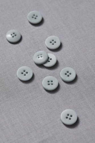 Knopf Corozo - Plain - 15 mm - blue mist - meetMilk