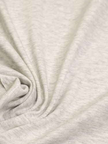 Preview: Baumwoll Jersey - melange - cream - Mind the Maker