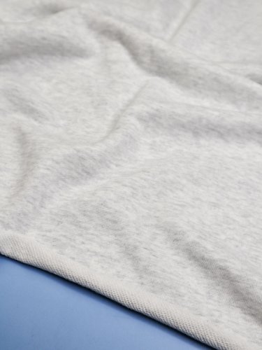 Preview: Baumwoll Sweat - melange - light grey - Mind the Maker