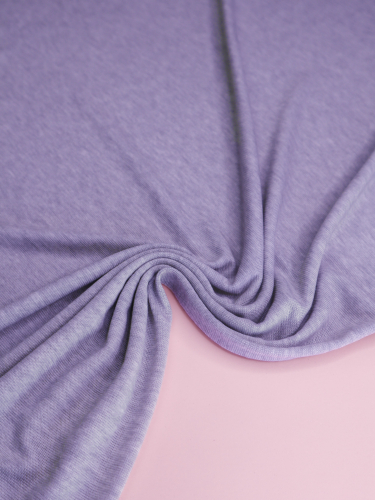 Preview: Merino Strick Jersey mit TENCEL™ - Miles - lilac powder - MeetMilk