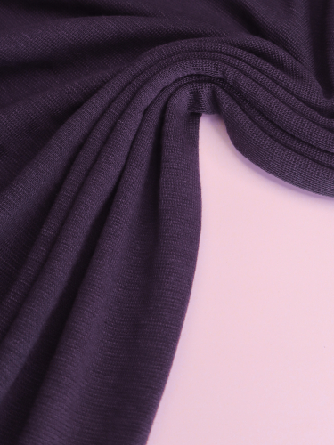 Merino Strick Jersey mit TENCEL™ - Miles - velvet purple - MeetMilk