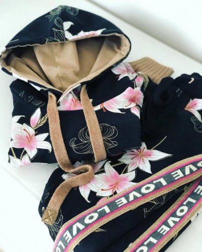 Bio Sweat - Lily - schwarz - Glow Kollektion - Hamburger Liebe - Albstoffe