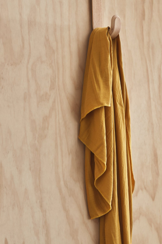 RESTSTÜCK 0,70m !!! - Crispy Crepe mit TENCEL™ - amber - meetMilk