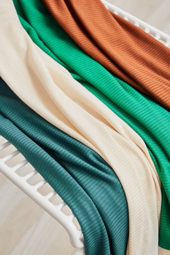 RESTSTÜCK 0,70m !!! - Derby Ribbed Jersey mit TENCEL™ - soft mint - MeetMilk