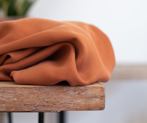 Smooth Drape Twill mit TENCEL™ - rust - MeetMilk