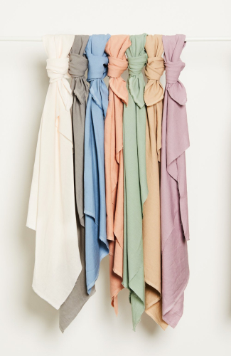 RESTSTÜCK 0,80m !!! - Leinen - Nisa softened - faded blue - Mind the Maker