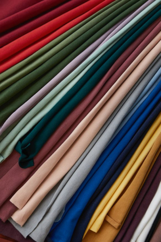 Preview: RESTSTÜCK 0,60m !!! - Bio Single Stretch Jersey - crimson - Mind the Maker