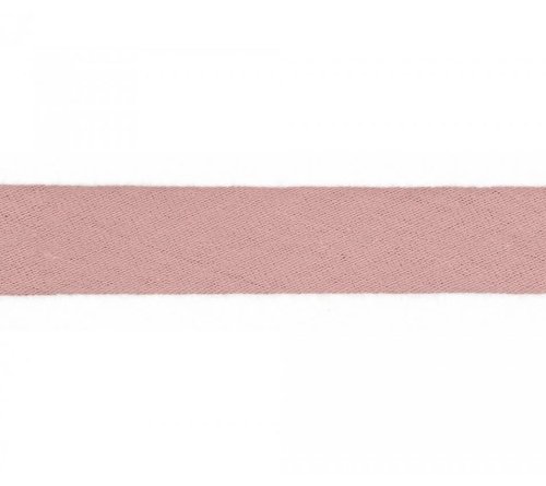 Schrägband - Musselin - 20mm - new dusty rose