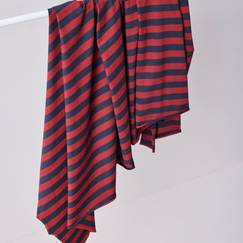 Nova Stripe mit TENCEL™ Modal - dark navy/berry - meetMilk