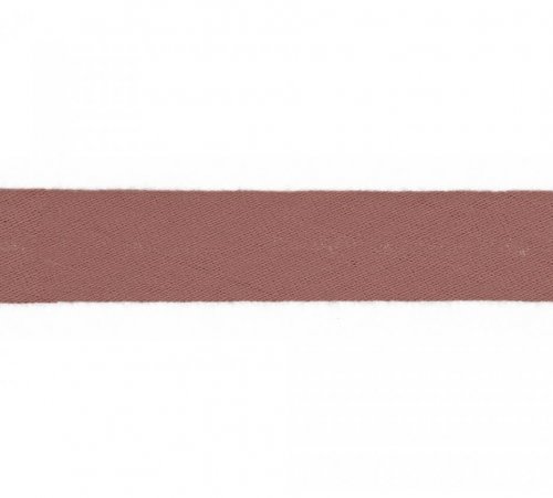 Schrägband - Musselin - 20mm - old pink