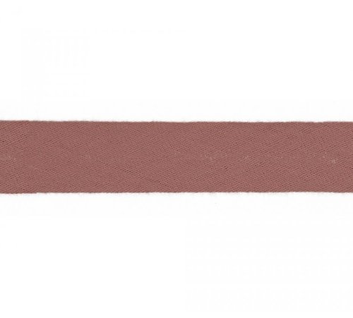 Schrägband - Musselin - 20mm - old pink