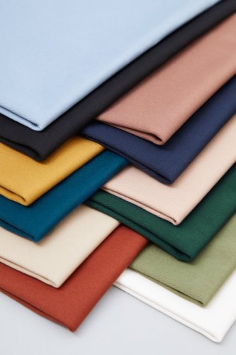 Preview: RESTSTÜCK 0,90m !!! - Bio Baumwoll Twill - indigo night - Mind the Maker