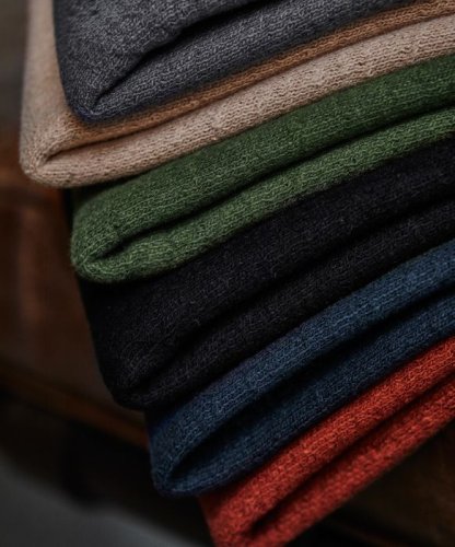 Preview: RESTSTÜCK 0,80m !!! - Bio Sweat - Woolen Mold - bottle green - Mind the Maker