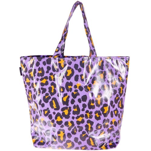 Shopper - Acid Leo - lila/orange - 41x55x19cm