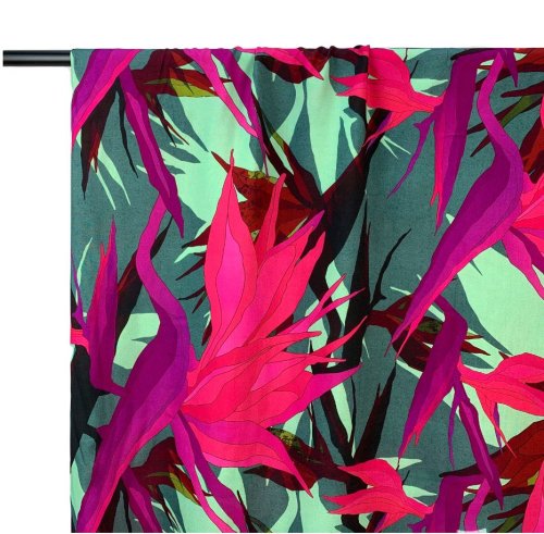 Viskose - Paradise Bloom - petrol - Swafing by Thorsten Berger