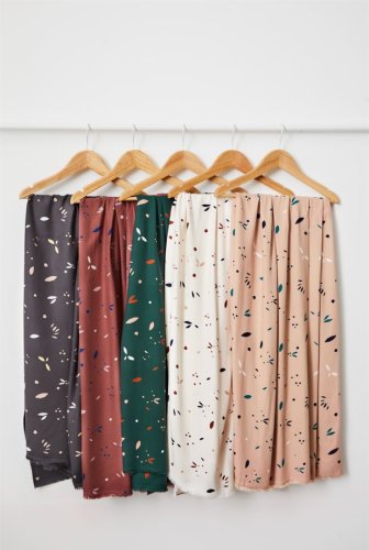 Preview: RESTSTÜCK 0,80m !!! - Crepe Viskose mit LENZING™ ECOVERO™ Fasern - Vera Petals - rosewood - Mind the Maker