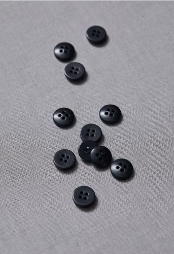 Knopf Corozo - Plain - 11 mm - dark navy - meetMilk