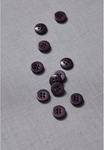 Knopf Corozo - Plain - 11 mm - purple night - meetMilk