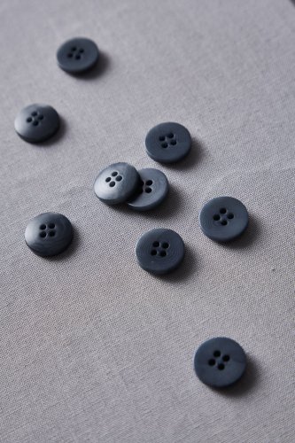 Knopf Corozo - Plain - 15mm - dusty blue - meetMilk