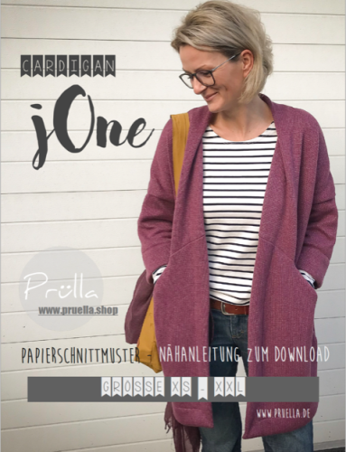 Papierschnittmuster - Cardigan jOne - Damen - Prülla