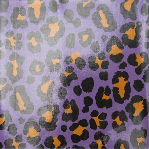 Baumwolle beschichtet - Glossy - lila - Acid Leo - Rico Design