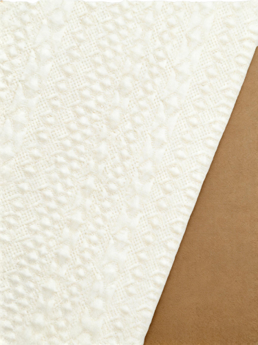 Preview: Bio Baumwoll Steppstoff - Reeta - ivory - Mind the Maker