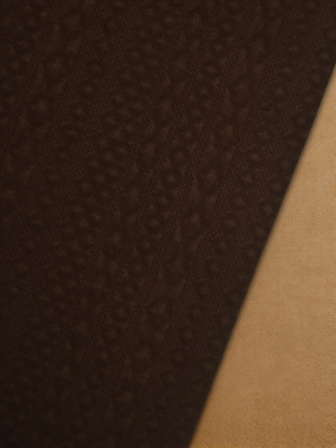 Preview: Bio Baumwoll Steppstoff - Reeta - umber - Mind the Maker