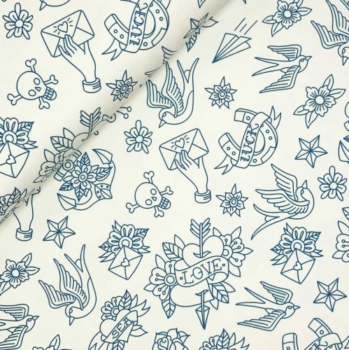 Bio Jersey - Sailor Simple - Col. 2 - Ahoy - Hamburger Liebe - Albstoffe