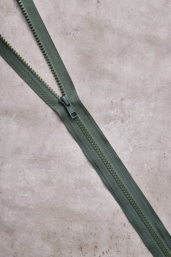 Reißverschluss - teilbar - 65 cm - green khaki - Mind the Maker