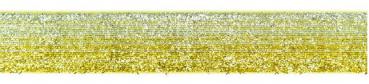 Glam Stripes - unelastisch 1,5 cm - Farbverlauf silber/gold Lurex