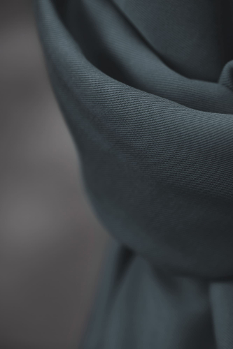 Preview: RESTSTÜCK 0,90m !!! - Smooth Drape Twill mit TENCEL™ - dusty blue - MeetMilk