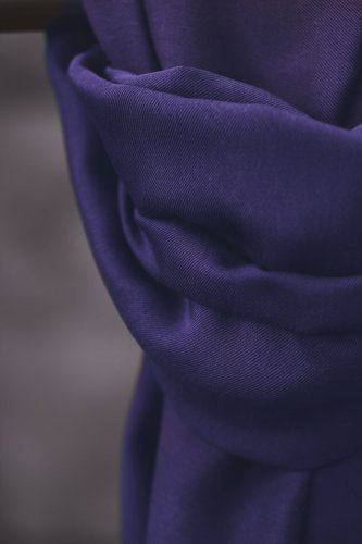 Smooth Drape Twill mit TENCEL™ - pansy purple - MeetMilk