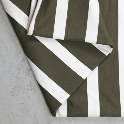 Bio Sweat - Stripe Sava mit TENCEL™ Modal - khaki/shell - meetMilk