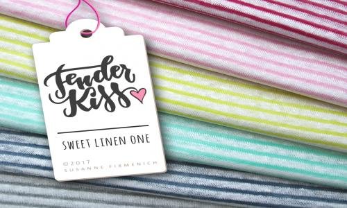 Bio Leinen - Sweet Linen - ONE grau - Tender Kiss - Hamburger Liebe