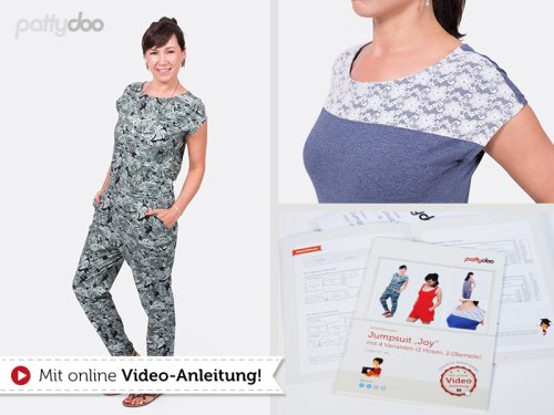 Papierschnittmuster - Joy - Jumpsuit- Damen - Pattydoo