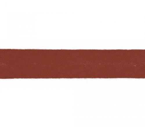 Schrägband - Musselin - 20mm - terra