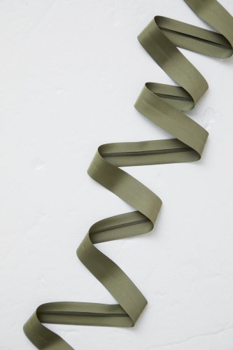 Schrägband - Thelma - olive - 25mm - Mind the Maker