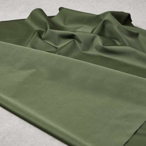 Futterstoff - Thelma solid - green khaki - Mind the Maker