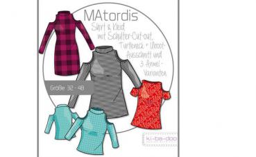 Papierschnittmuster -  MAtordis Shirt/Kleid - Damen - Kibadoo