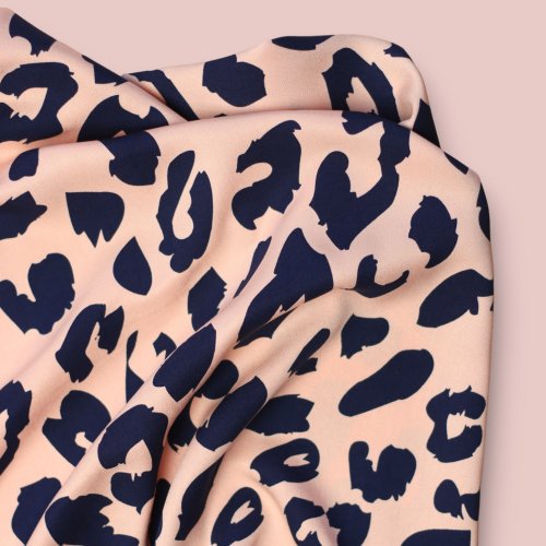 RESTSTÜCK 0,50m !!! - Viskose mit LENZING™ ECOVERO™ Fasern - Urban Leo - peach - Mind the Maker