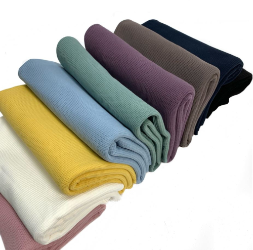 Preview: RESTSTÜCK 1,30m !!! - Strickjersey - Mini Waffel - grey mélange