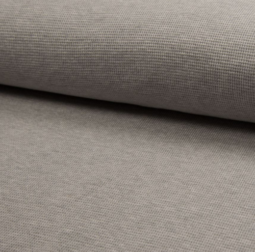 RESTSTÜCK 1,30m !!! - Strickjersey - Mini Waffel - grey mélange