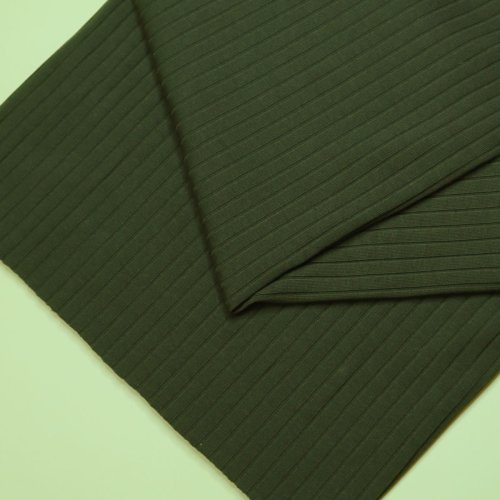 Bio Rib Jersey - Wide Derby - khaki - Mind the Maker