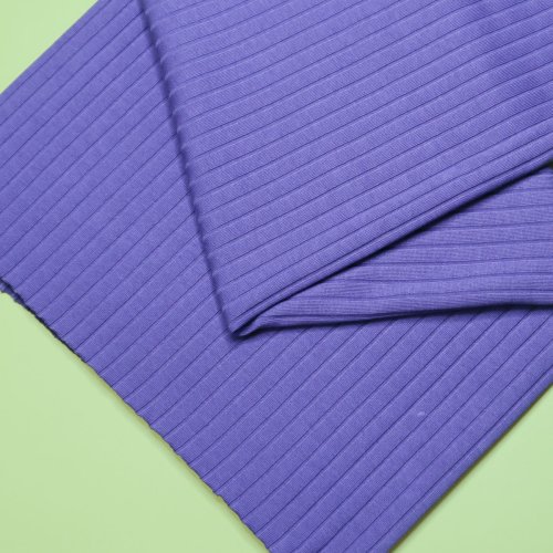 Bio Rib Jersey - Wide Derby - violet blue - Mind the Maker