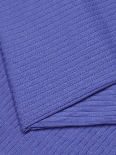 Bio Rib Jersey - Wide Derby - violet blue - Mind the Maker