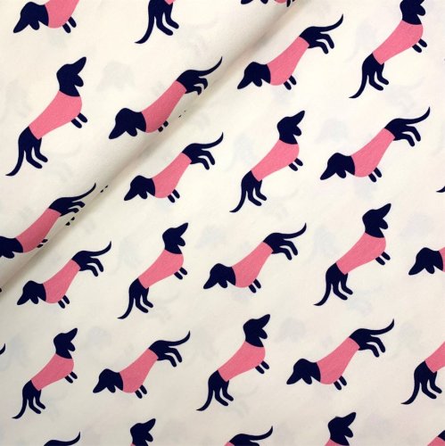 Bio Jersey - Wienerdog - Col. 02 - Darling Things - Hamburger Liebe - Albstoffe
